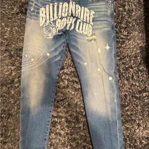 Billionaire Boys Club Graphic Blue Jeans